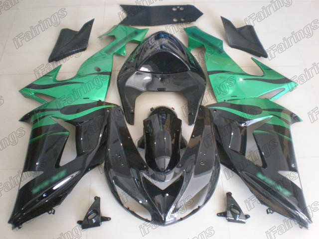 専用2 2006 2007 Kawasaki Ninja ZX-10R replacement fairing - iFairings