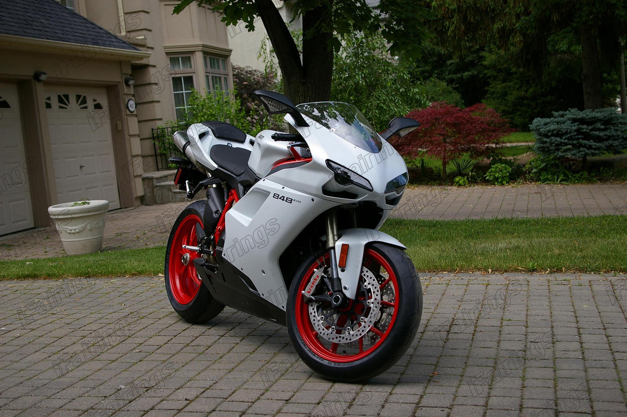 ducati 848 black and white