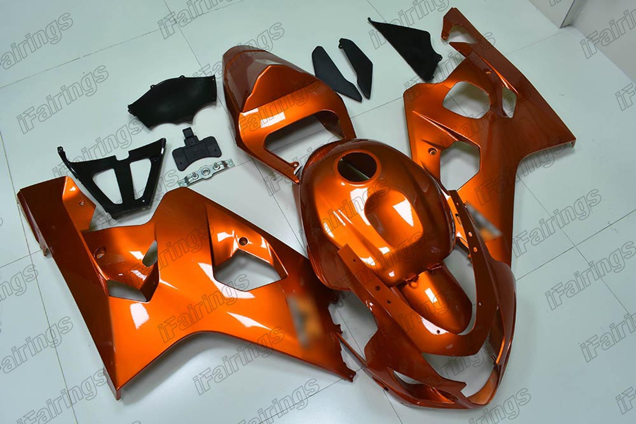 2004 2005 Suzuki GSX-R600/750 Orange Fairings - iFairings.com