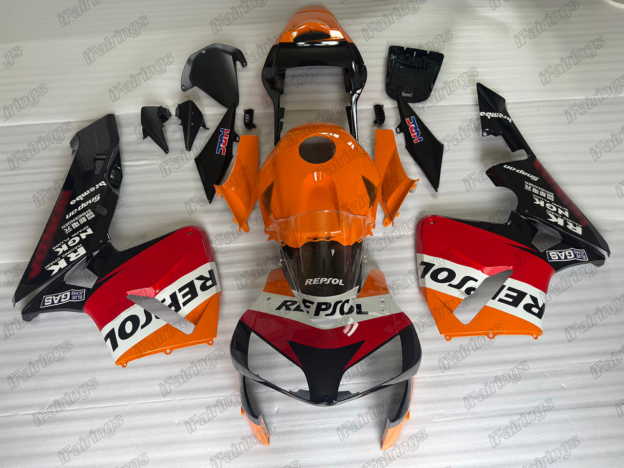 2003 2004 Honda CBR600RR Repsol Replica Fairing Set - iFairings