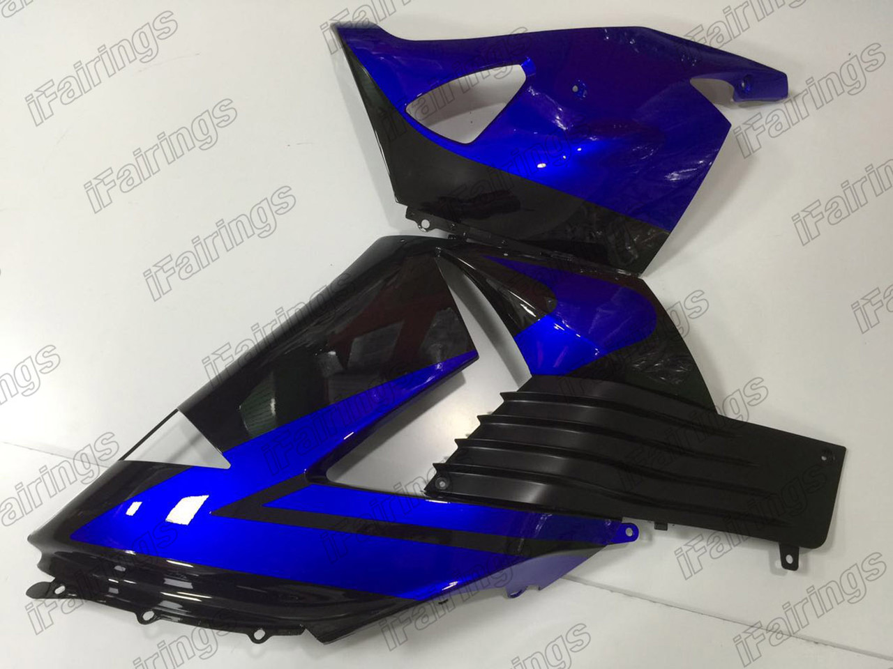 Kawasaki Ninja ZX-14 ZZR1400 Black Fairings - iFairings