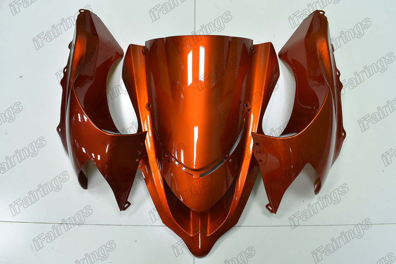 2004 2005 Kawasaki Ninja ZX-10R burnt orange fairing kit