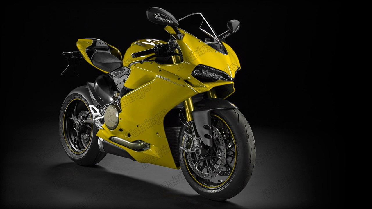 ducati panigale yellow