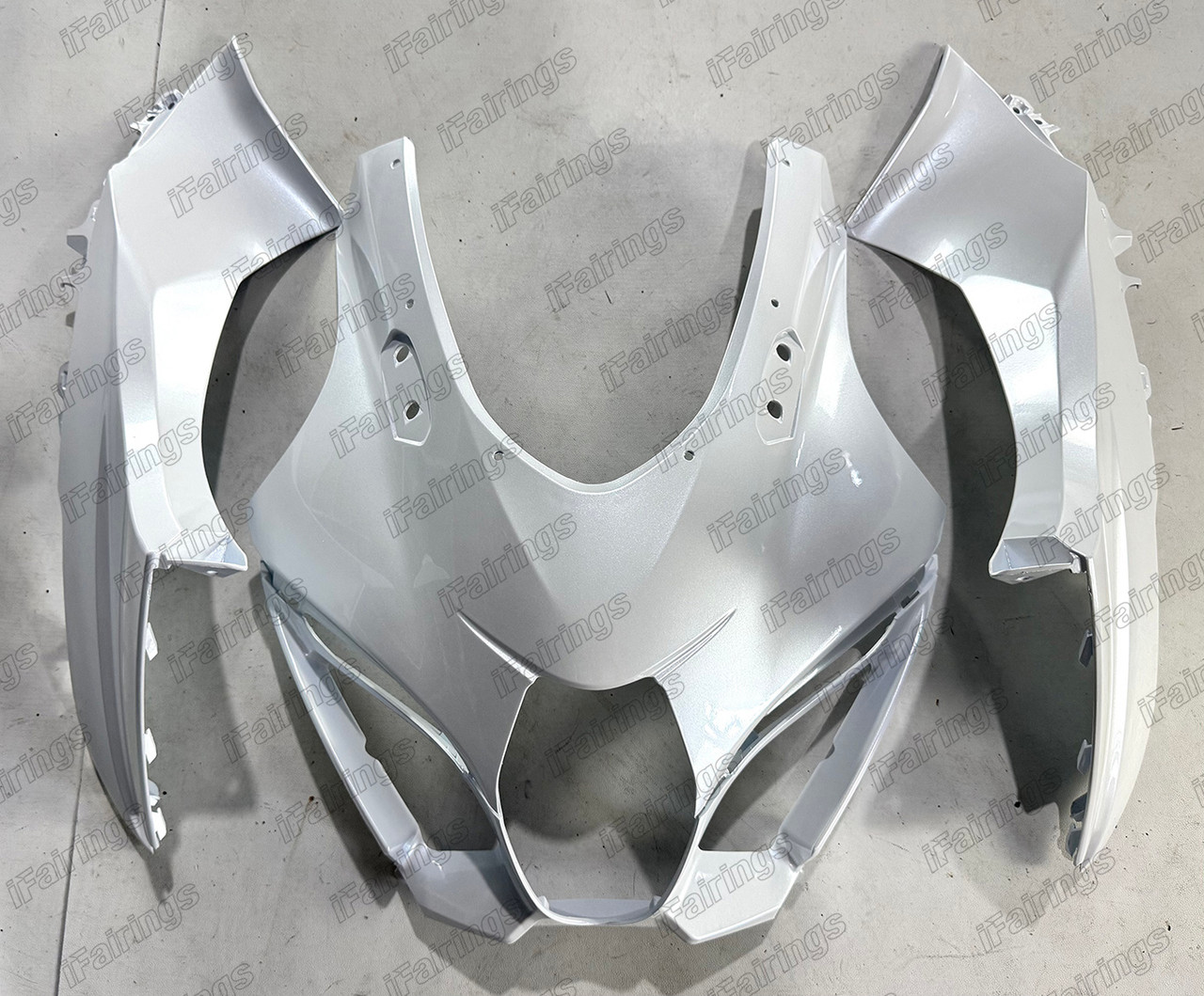 2017 to 2024 Suzuki GSX-R1000 Pearl White Faring Kit | iFairings