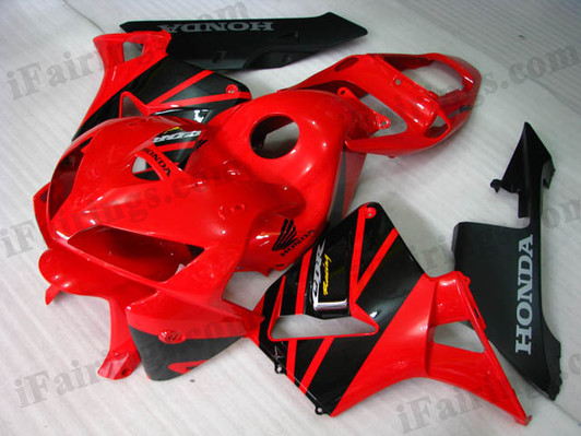 Honda CBR600RR 2005 2006 red and black fairing kits, this Honda CBR600RR 2005 2006 plastics was applied in red and blackgraphics, this 2005 2006 CBR600RR fairing set comes with the both color and decals shown as the photo.If you want to do custom fairings for CBR600RR 2005 2006,our talented airbrusher will custom it for you Honda CBR600RR 2005 2006 red and black fairing kits, this Honda CBR600RR 2005 2006 plastics was applied in red and blackgraphics, this 2005 2006 CBR600RR fairing set comes with the both color and decals shown as the photo.If you want to do custom fairings for CBR600RR 2005 2006,our talented airbrusher will custom it for you