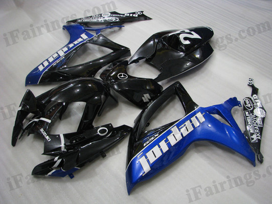 OEM quality fairings and body kits for 2006 2007 Suzuki GSXR600/750 with blue and black jordan color scheme/graphics, these fairing kits are oem quality, fast shipping and easy installtion. More factory color-matched fairings for GSXR600/750 2006 2007, team race replica fairings and custom fairing sets for Suzuki GSXR600/750 2006 2007, please browse iFairings.com. OEM quality fairings and body kits for 2006 2007 Suzuki GSXR600/750 with blue and black jordan color scheme/graphics, these fairing kits are oem quality, fast shipping and easy installtion. More factory color-matched fairings for GSXR600/750 2006 2007, team race replica fairings and custom fairing sets for Suzuki GSXR600/750 2006 2007, please browse iFairings.com.