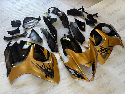 2008 to 2020 Suzuki Hayabusa GSX1300R generation two gold_black body kit