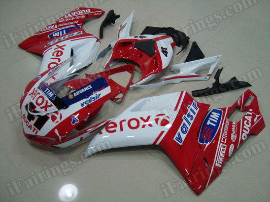 OEM quality fairings and body kits for Ducati 848/1098/1198 with XEROX color scheme/graphics, these fairing kits are oem quality, fast shipping and easy installtion. More factory color-matched fairings for Ducati 848/1098/1198, team race replica fairings and custom fairing sets for Ducati 848/1098/1198, please browse iFairings.com. OEM quality fairings and body kits for Ducati 848/1098/1198 with XEROX color scheme/graphics, these fairing kits are oem quality, fast shipping and easy installtion. More factory color-matched fairings for Ducati 848/1098/1198, team race replica fairings and custom fairing sets for Ducati 848/1098/1198, please browse iFairings.com.