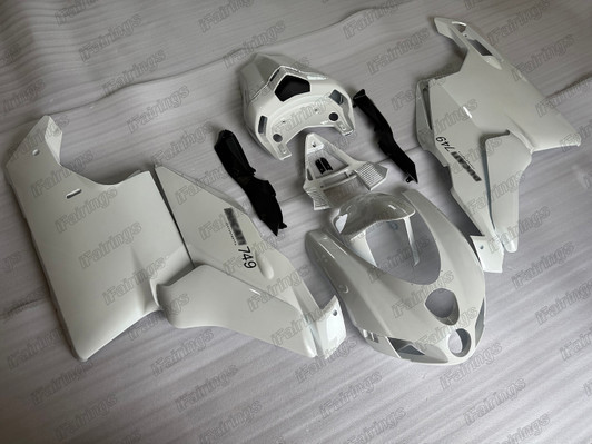 2005 2006 Ducati 749 999 satin white pearl white plastic kit