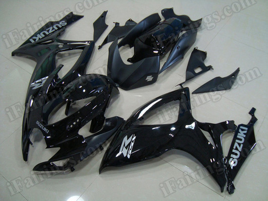 aftermarket fairings and bodywork for 2006 2007 Suzuki GSX R 600/750, this motorcycle fairings are replacement plastic with various graphics,  they are top quality and oem fairing quality comparable. All the bodywork panels are pre-drilled and 100% precise fit factory bike.
