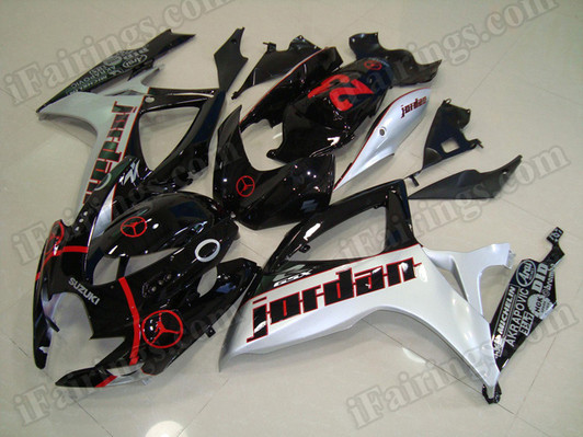aftermarket fairings and bodywork for 2006 2007 Suzuki GSX R 600/750, this motorcycle fairings are replacement plastic with various graphics,  they are top quality and oem fairing quality comparable. All the bodywork panels are pre-drilled and 100% precise fit factory bike.