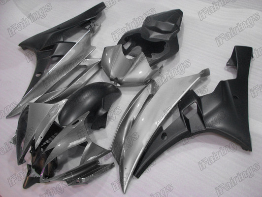 2006 2007 Yamaha YZF-R6 gray and black fairing kit