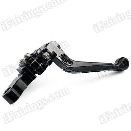 iFairings Levers are manufactured from quality CNC T-6 billet aluminum and offer effortless adjustments with 6-position adjusters that slide over ball bearings and snap securely into place. They are anodized with beautiful glossy and vibrant finish, which increases resistance to corrosion and wear. 