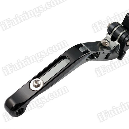 iFairings Levers are manufactured from quality CNC T-6 billet aluminum and offer effortless adjustments with 6-position adjusters that slide over ball bearings and snap securely into place. They are anodized with beautiful glossy and vibrant finish, which increases resistance to corrosion and wear. 