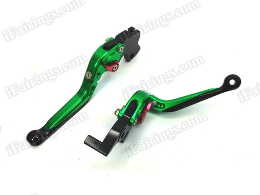 iFairings Levers are manufactured from quality CNC T-6 billet aluminum and offer effortless adjustments with 6-position adjusters that slide over ball bearings and snap securely into place. They are anodized with beautiful glossy and vibrant finish, which increases resistance to corrosion and wear. 