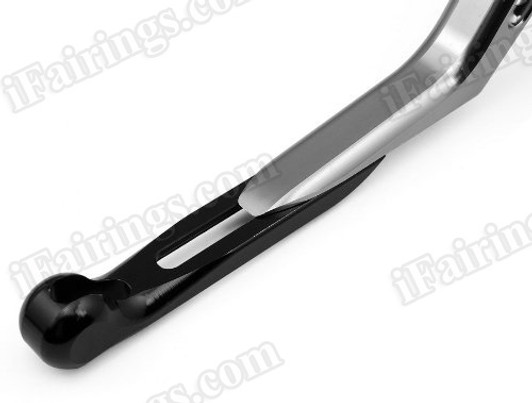 Extendable levers are CNC machined from aircraft grade 6061 T6 billet Aluminium, they are stock levers replacement with more color available.  