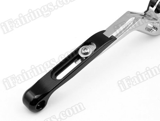 Extendable levers are CNC machined from aircraft grade 6061 T6 billet Aluminium, they are stock levers replacement with more color available.  