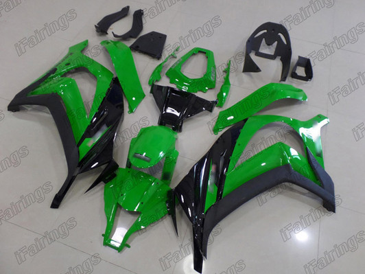 2011 2012 2013 2014 2015 Kawasaki Ninja ZX-10R green and black fairings 2011 2012 2013 2014 2015 Kawasaki Ninja ZX-10R green and black fairings
