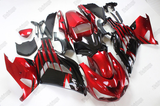 Kawasaki Ninja ZX-14 ZZR1400 red_black body kit