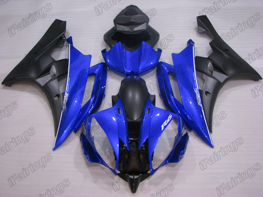 2006 2007 Yamaha YZF-R6 OEM fairing blue and black