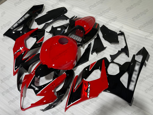 2005 2006 Suzuki GSXR1000 K5 K6 OEM replica fairing red_black