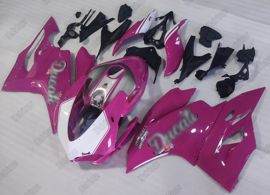 Ducati 959 1299 Panigale custom pink fairing kit