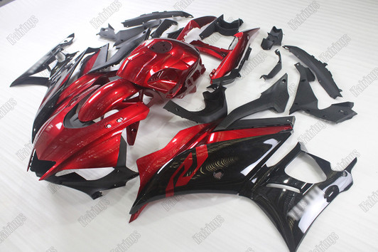 2019 2020 2021 2022 2023 2024 Yamaha YZF-R3 red_black fairing kit