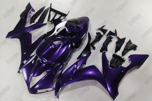 2004 2005 2006 Yamaha YZF-R1 purple_black fairing kit
