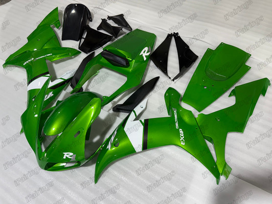 2002 2003 Yamaha YZF-R1 candy apple green fairing kit