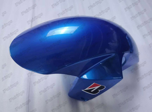 2017 2018 2019 2020 2021 2022 2023 2024 Suzuki GSXR1000 blue front fender mudguard