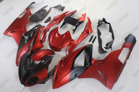 2015 2016 2017 2018 BMW S1000RR HP4 custom fairing kit matte orange_matte black.