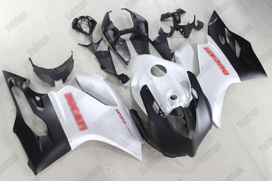 Ducati 899 1199 Panigale white_black body kits