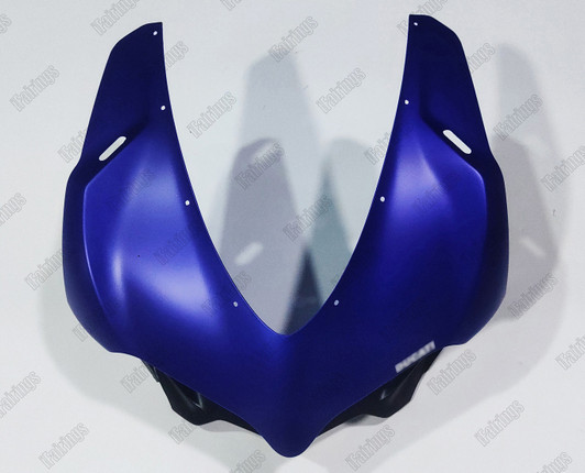 Ducati 899 1199 Panigale blue_white front upper cowl