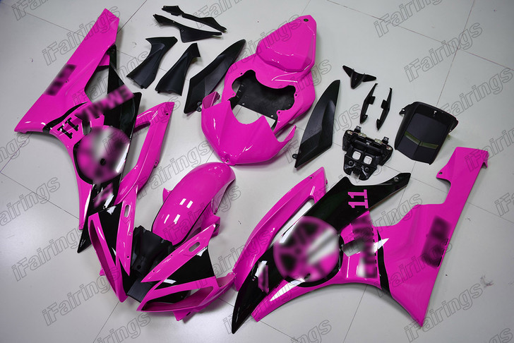 yamaha r6 pink and black