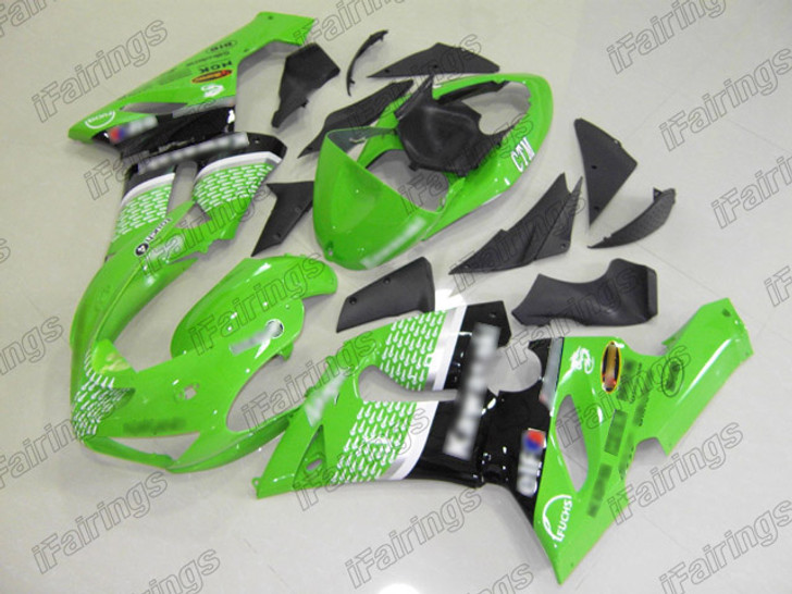 2005 2006 Kawasaki Ninja ZX-6R ZX-6RR 636 Nakano fairings