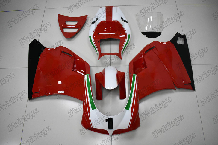 Ducati 748 916 996 998 infostrada fairing, Ducati 748 916 996 998 custom fairing infostrada graphic.