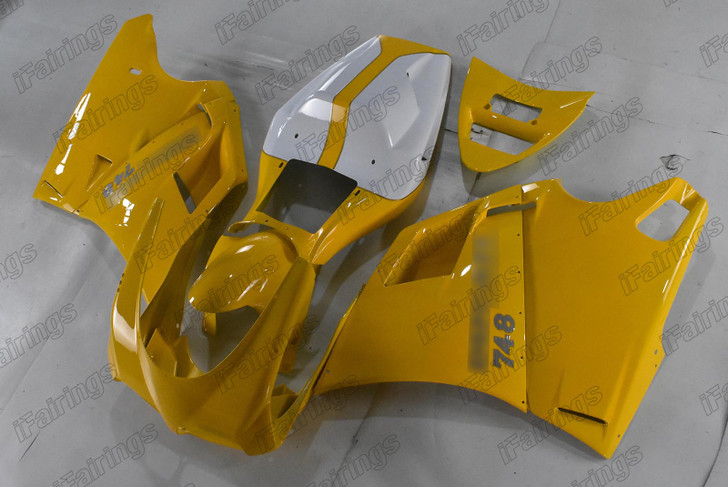 Ducati 748 916 996 998 OEM Fairing yellow and white