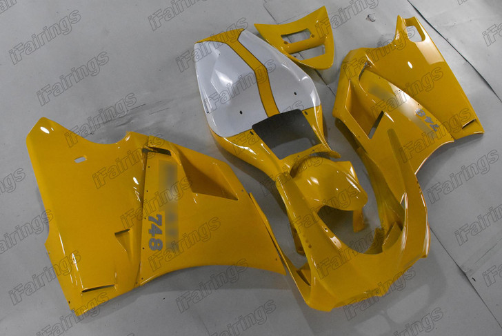 Ducati 748 916 996 998 plastic yellow and white