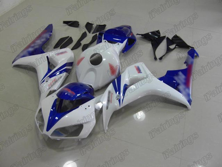 2006 2007 HONDA CBR1000RR white and blue fairing