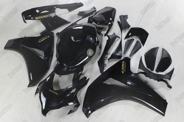 Aftermarket fairing for 2008 2009 2010 2011 CBR1000RR glossy black.