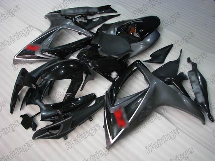 2006 2007 Suzuki GSXR 600/750 black and gray fairing