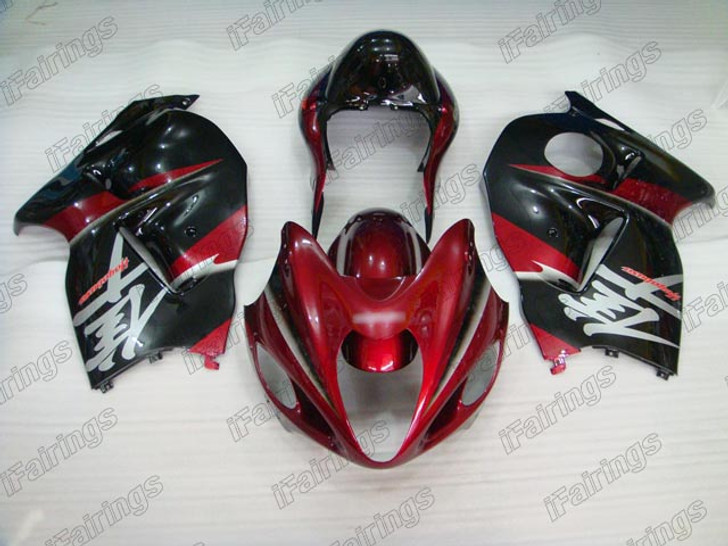 1999 to 2007 Suzuki Hayabusa GSX1300R red and black fairing