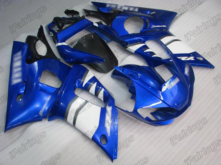 1999 2000 2001 2002 Yamaha YZF-R6 blue fairings