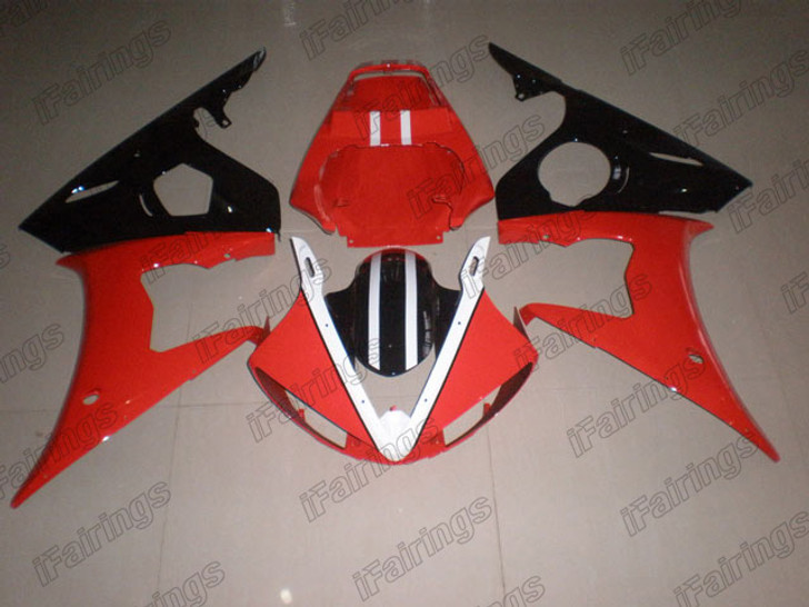 2003 2004 2005 Yamaha YZF-R6 red and black fairings