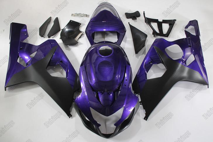 2004 2005 Suzuki GSXR 600/750 K4 K5 purple_black bodywork