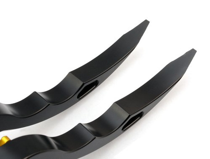 Black CNC blade brake & clutch levers for Honda CBR600 F3 1995 1996 (F-18/H-626). Our levers are designed as a direct replacement of the stock levers but more benefit over the stock ones.