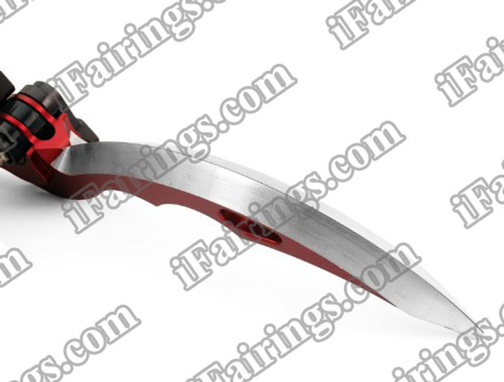 Red CNC blade brake & clutch levers for Suzuki GSXR 600/750 2006 2007 2008 2009 2010 (F-35/S-35). Our levers are designed as a direct replacement of the stock levers but more benefit over the stock ones