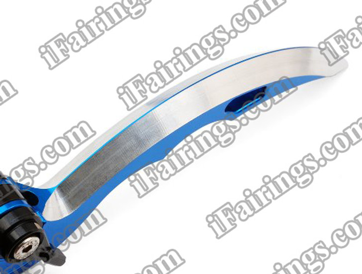 Blue CNC blade brake & clutch levers for Suzuki GSXR1000 2009 2010 2011 2012 (F-35/V-4). Our levers are designed as a direct replacement of the stock levers but more benefit over the stock ones.