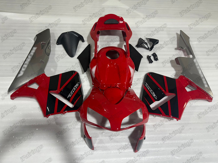 2003 2004 Honda CBR600RR original replacement fairings red and silver
