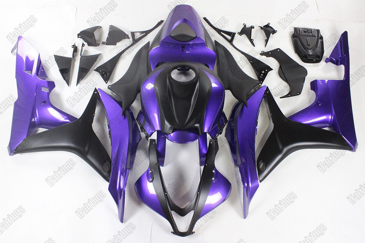 2007 2008 Honda CBR600RR candy purple_matte black bodywork